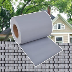 vidaXL Écran d'intimité de jardin PVC 70 x 0,19 m Gris clair - TU