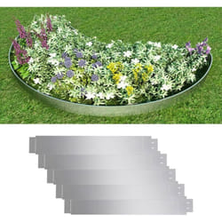 Vidaxl - Clôture flexible de pelouse 5 pcs Acier galvanisé 100x14 cm