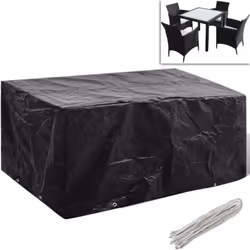 Cette housse de mobilier de jardin de haute qualité est adaptée à la protection toute l'année de vos ensembles de mobilier en ...