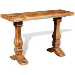 Table console Bois de récupération massif Vidaxl