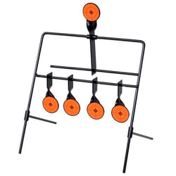 vidaXL Cible de tir avec réinitialisation automatique et 4+1 cibles - TU
