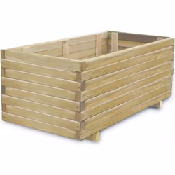 vidaXL Lit surélevé rectangulaire 100x50x40 cm bois - TU