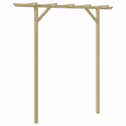 vidaXL Pergola de jardin 205 x 40 x 203 cm Bois - TU
