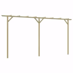 Cette pergola en bois sera un excellent ajout décoratif à votre jardin ou à tout autre espace de vie extérieur. Elle forme un ...
