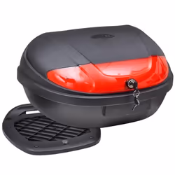 vidaXL Boîte de moto 72 L pour 2 casques - TU