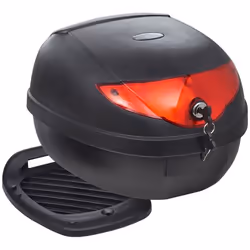 vidaXL Boîte de moto 36 L pour un seul casque - TU