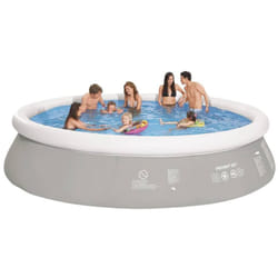 Jilong Piscine ronde gonflable Gris 450 x 122 cm
