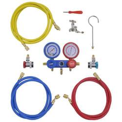 Vidaxl - Set manifold 2 voies avec mallette