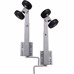 vidaXL Support à double rouleau pour remorque de bateau 2 pcs 59-84 cm - TU
