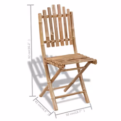 VidaXL 271715 chaise d'extérieur Terrace Bambou - Vue supplémentaire 6