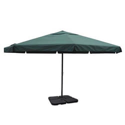 vidaXL Parasol de jardin avec base portable aluminium vert