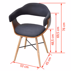 VidaXL 241687 chaise restaurant - Vue supplémentaire 7