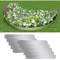 Vidaxl - Clôture de pelouse flexible 10 pcs Acier galvanisé 100x14 cm