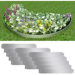 Vidaxl - Clôture de pelouse flexible 15 pcs Acier galvanisé 100x14 cm