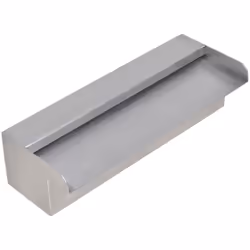 vidaXL Lame d'eau rectangulaire 30 cm Acier inoxydable pour piscine - TU