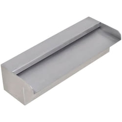 vidaXL Lame d'eau rectangulaire 30 cm Acier inoxydable pour piscine - TU