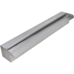 Lame d'eau rectangulaire 60 cm Acier inoxydable pour piscine vidaXL