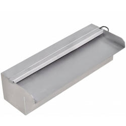 Vidaxl - Fontaine rectangulaire de piscine avec led Inox 30 cm