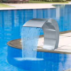 Description générale Cette fontaine de piscine, complète avec un ensemble de connecteurs, est parfaite pour les étangs de jar ...