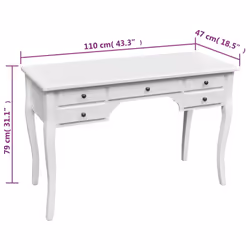 VidaXL 241734 bureau - Vue supplémentaire 4