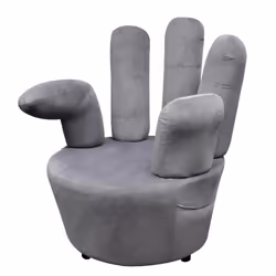 VidaXL 241731, Polyester, Gris, 110 kg, 735 mm, 735 mm, 950 mm