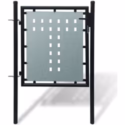 Ce portail de clôture sera une porte d'entrée pratique au style moderne pour isoler votre jardin du monde extérieur. Très sta ...
