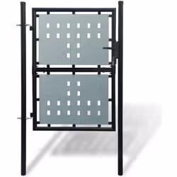 Ce portail de clôture sera une porte d'entrée pratique au style moderne pour isoler votre jardin du monde extérieur. Très sta ...
