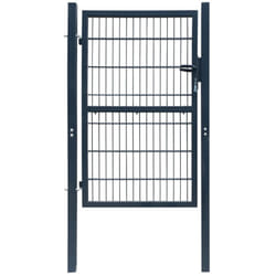 vidaXL Portillon 2D (simple) Gris anthracite 106x210 cm - TU