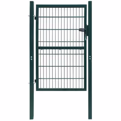 Ce portail de clôture 2D sera une porte d'entrée pratique au style moderne pour isoler votre jardin du monde extérieur. Très  ...