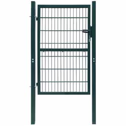 Ce portail de clôture 2D sera une porte d'entrée pratique au style moderne pour isoler votre jardin du monde extérieur. Très  ...