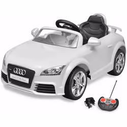 Cette voiture pour enfants Audi TT RS combine un style sportif avec des fonctionnalités extraordinaires pour enfants, et sa c ...