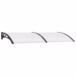 vidaXL Auvent de porte 240 x 100 cm PC - TU