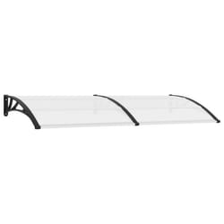 vidaXL Auvent de porte 240 x 100 cm PC - TU
