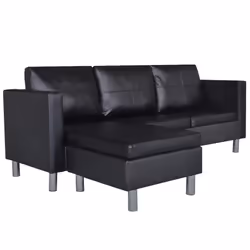 VidaXL 241979, Noir, Coton, Polyester, 1880 mm, 1220 mm, 770 mm, 168,5 cm