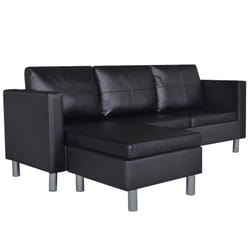 VidaXL 241979 canapé Noir