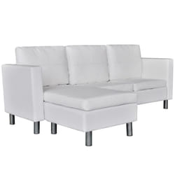VidaXL 241980 canapé Blanc