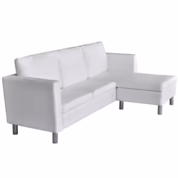VidaXL 241980 canapé Blanc