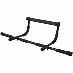 Cette barre de traction pour porte est une addition polyvalente et essentielle à tout régime de fitness à la maison, conçue p ...