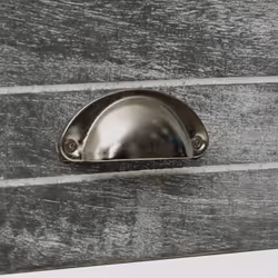 VidaXL 242041 Table de nuit et table de chevet Gris, Blanc - Vue supplémentaire 8