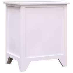 VidaXL 242043 Table de nuit et table de chevet Blanc - Vue supplémentaire 6
