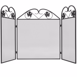 Description générale Cet écran de cheminée à 3 panneaux ajoute une touche classique à votre feu grâce à sa décoration élégant ...