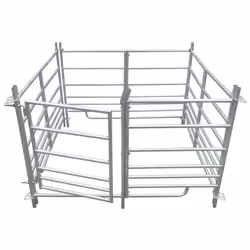 VidaXL 141814 enclos pour le bétail Acier galvanisé Mouton