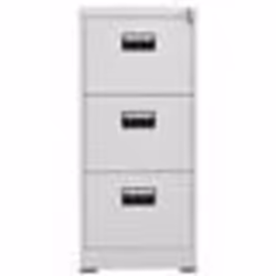 vidaXL Classeur Gris clair 46x62x102,5 cm Acier