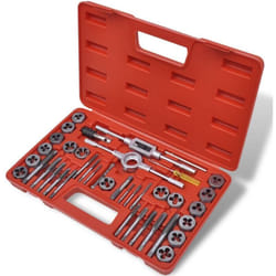 Ensemble de tarauds et matrices 40 pcs