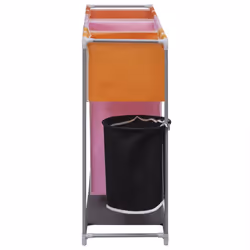 VidaXL 242058 panier à linge Rectangulaire Fonte, Tissu Multicolore - Vue supplémentaire 4