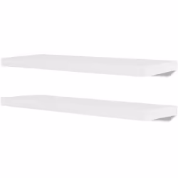 VidaXL 242184, Tablette flottante, Mural, Panneaux MDF, Blanc, Chambre à coucher, Couloir, Salon, Pouponnière, Rectangle