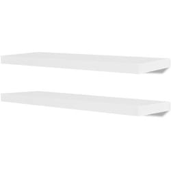VidaXL 242184 étagères Tablette flottante Mural Panneaux MDF Blanc