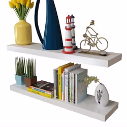 VidaXL 242184 étagères Tablette flottante Mural Panneaux MDF Blanc - Vue supplémentaire 4