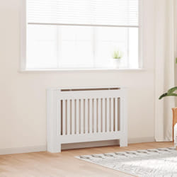 Cache-radiateur 112 cm mdf Blanc Vidaxl