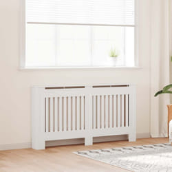 Vidaxl - Cache-radiateur 152 cm mdf Blanc